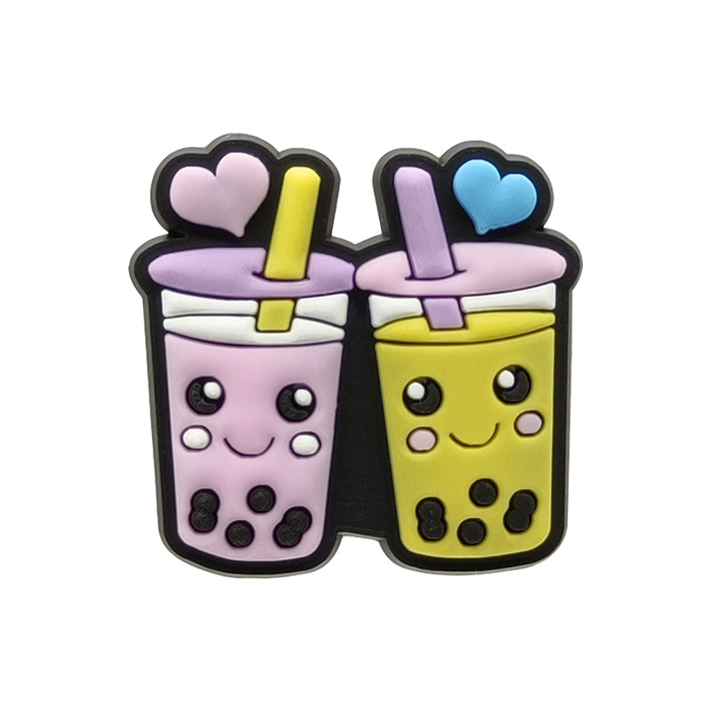 Double Bubble Tea with Hearts