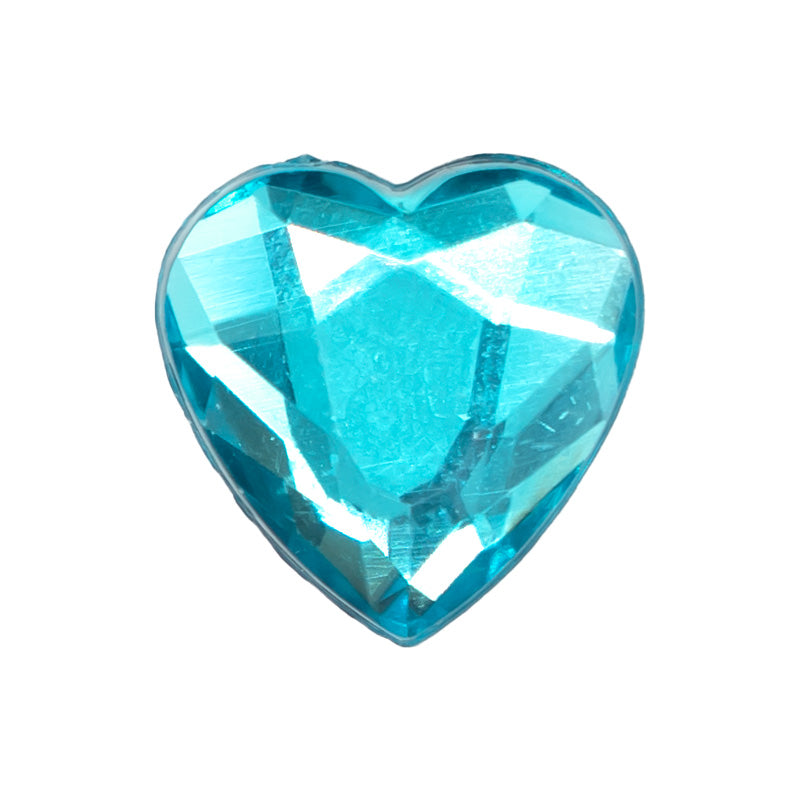 Light Blue Heart Crystal